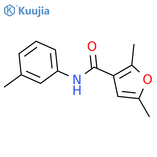 2,5-dimethyl-N-(3-methylphenyl)furan-3-carboxamide structure