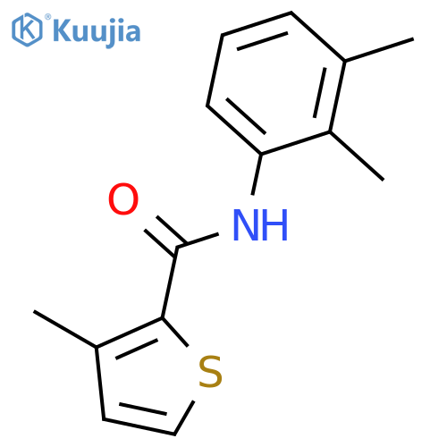 2-THIOPHENECARBOXAMIDE, N-(2,3-DIMETHYLPHENYL)-3-METHYL- structure