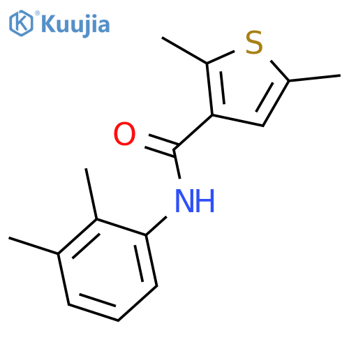 3-THIOPHENECARBOXAMIDE, N-(2,3-DIMETHYLPHENYL)-2,5-DIMETHYL- structure