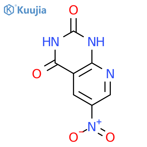 Pyrido[2,3-d]pyrimidine-2,4(1H,3H)-dione, 6-nitro- structure