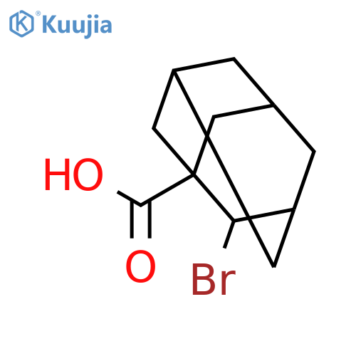 Tricyclo[3.3.1.13,7]decane-1-carboxylic acid, 2-bromo- structure