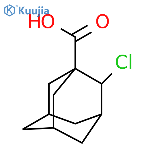 2-Chloro-1-adamantanecarboxylic acid structure