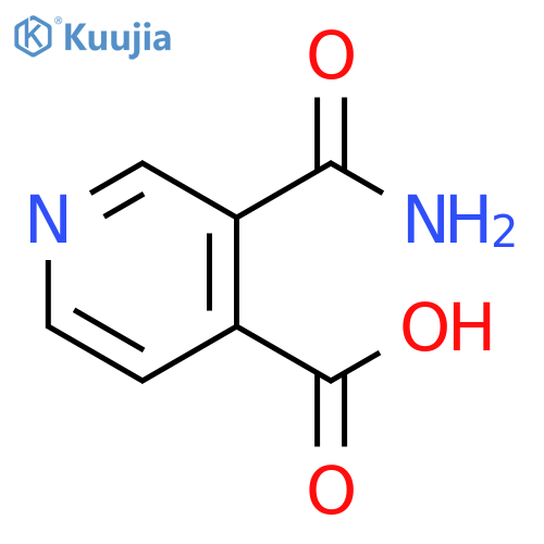 3-carbamoylpyridine-4-carboxylic acid structure