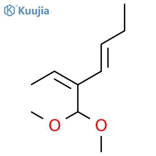 2,4-Heptadiene, 3-(dimethoxymethyl)-, (Z,E)- structure