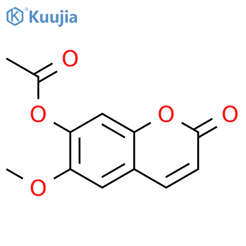 Scopoletin acetate structure