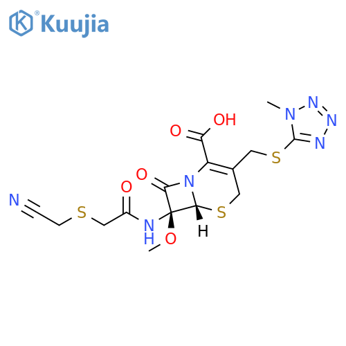 Cefmetazole structure