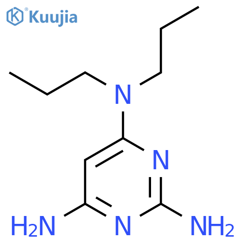2,4,6-PYRIMIDINETRIAMINE, N4,N4-DIPROPYL- structure