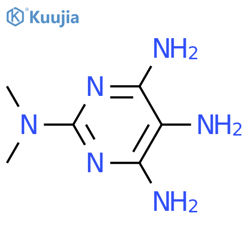 N2,N2-dimethylpyrimidine-2,4,5,6-tetramine structure