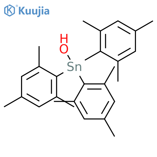 Stannane, hydroxytris(2,4,6-trimethylphenyl)- structure