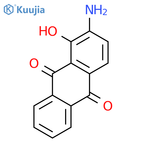 9,10-Anthracenedione, 2-amino-1-hydroxy- structure