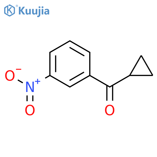 Cyclopropyl(3-nitrophenyl)methanone structure
