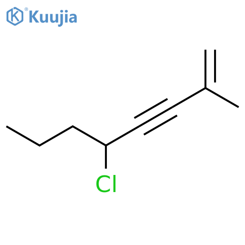 1-OCTEN-3-YNE, 5-CHLORO-2-METHYL- structure