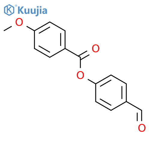 4-Formylphenyl 4-methoxybenzoate structure