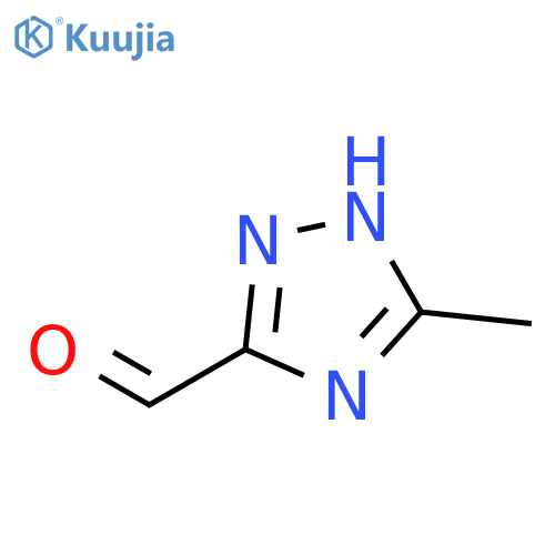 3-methyl-1H-1,2,4-triazole-5-carbaldehyde structure
