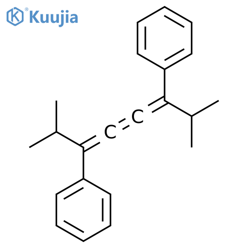 Benzene, 1,1'-[1,4-bis(1-methylethyl)-1,2,3-butatriene-1,4-diyl]bis- structure