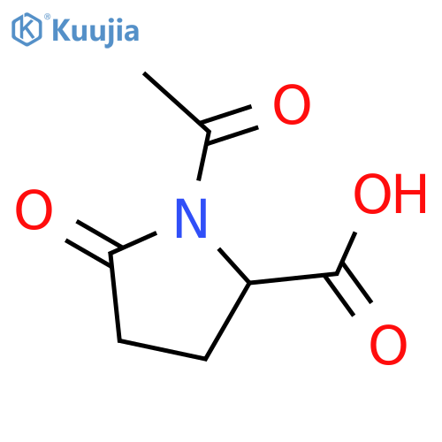 1-acetyl-5-oxo-L-Proline structure