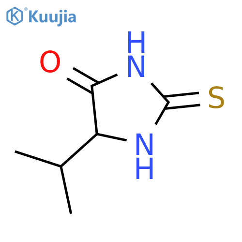 5-propan-2-yl-2-sulfanylideneimidazolidin-4-one structure