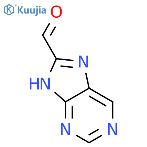 1H-Purine-8-carboxaldehyde (9CI) structure