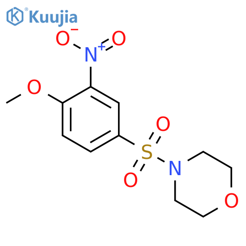 4-(4-Methoxy-3-nitrobenzene)sulfonylmorpholine structure