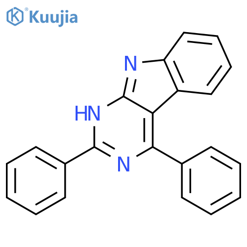 1H-PYRIMIDO[4,5-B]INDOLE, 2,4-DIPHENYL- structure