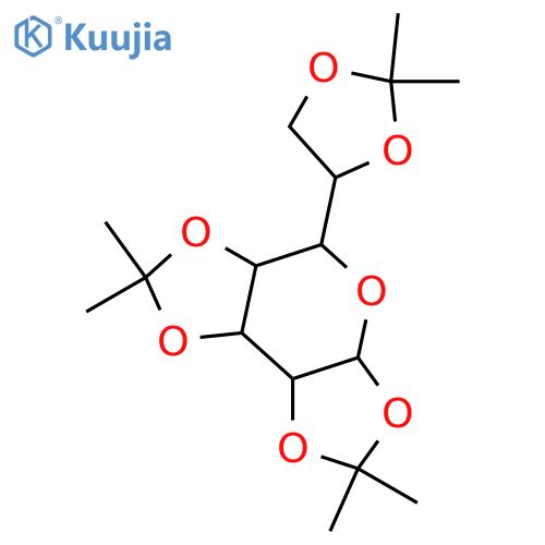 D-glycero-D-galacto-Heptose; α-Pyranose-form, 1,2:3,4:6,7-Tri-O-isopropylidene structure