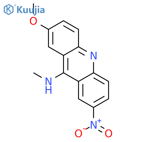 9-Acridinamine, 2-methoxy-N-methyl-7-nitro- structure