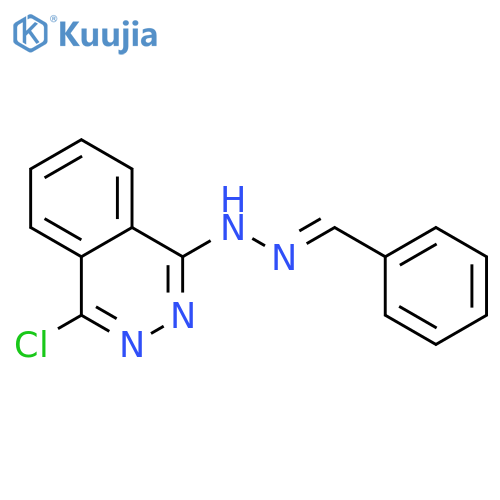 1-chloro-4-[(2Z)-2-(phenylmethylidene)hydrazino]phthalazine structure
