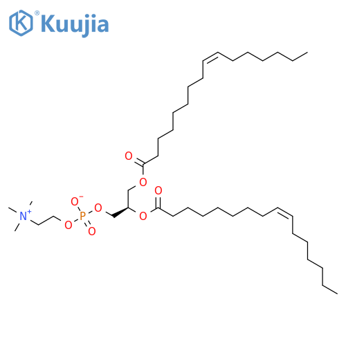 1,2-Dipalmitoleoyl-sn-glycero-3-phosphocholine structure