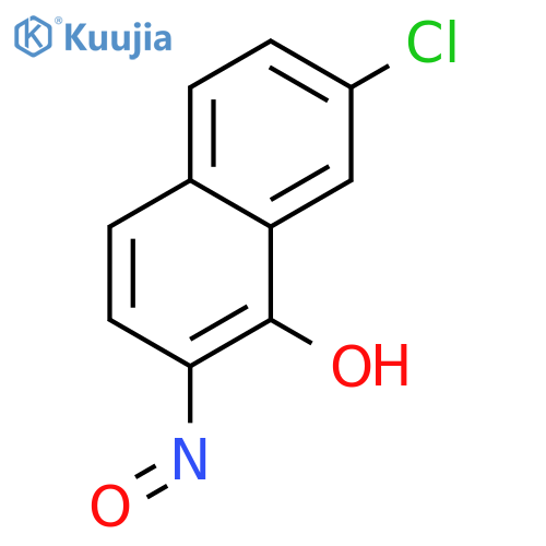 1-Naphthalenol, 7-chloro-2-nitroso- structure