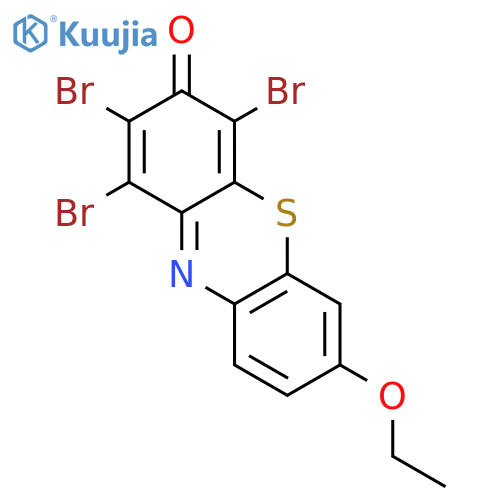 3H-PHENOTHIAZIN-3-ONE, 1,2,4-TRIBROMO-7-ETHOXY- structure