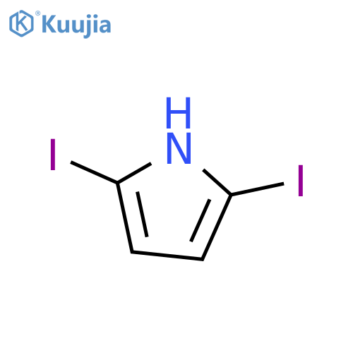 1H-Pyrrole, 2,5-diiodo- structure