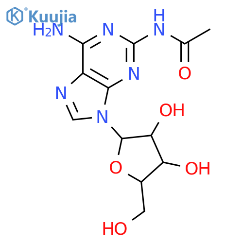 2-(acetylamino)adenosine structure