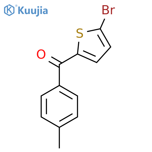 (5-Bromo-2-thienyl)(4-methylphenyl)methanone structure