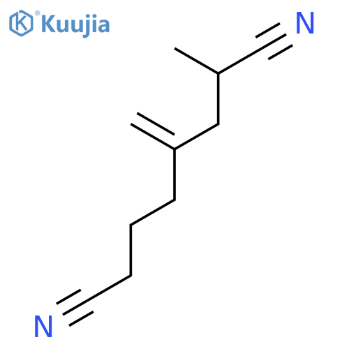 Octanedinitrile, 2-methyl-4-methylene- structure