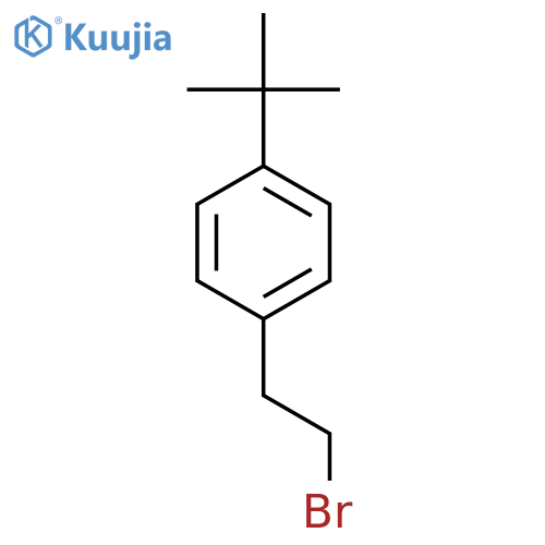 1-(2-bromoethyl)-4-tert-butylbenzene structure