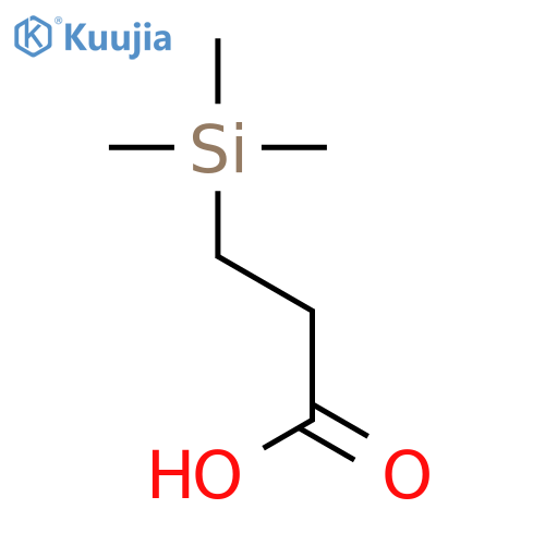 3-(Trimethylsilyl)propanoic acid structure