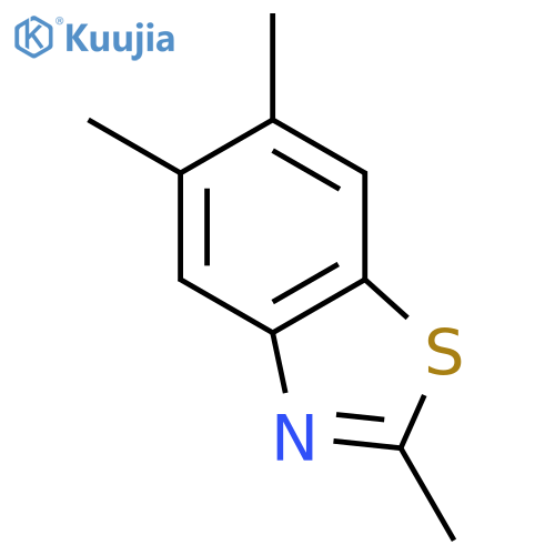 2,5,6-Trimethylbenzothiazole structure