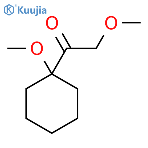 2-Methoxy-1-(1-methoxycyclohexyl)ethanone structure