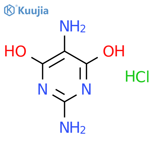 2,5-Diamino-4,6-dihydroxypyrimidine Hydrochloride structure