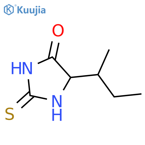 5-butan-2-yl-2-sulfanylideneimidazolidin-4-one structure