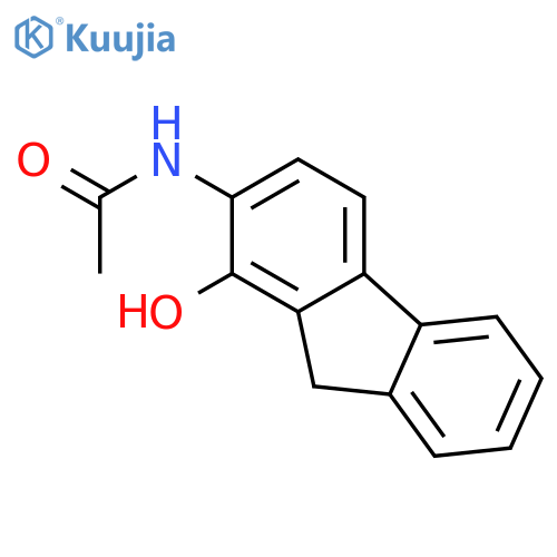 Acetamide, N-(hydroxy-9H-fluoren-2-yl)- structure