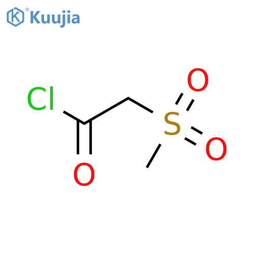 (Methanesulfonyl)acetyl chloride structure