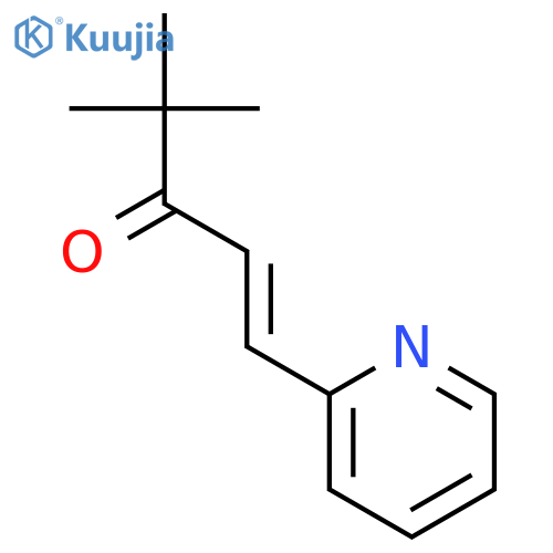 1-Penten-3-one, 4,4-dimethyl-1-(2-pyridinyl)- structure