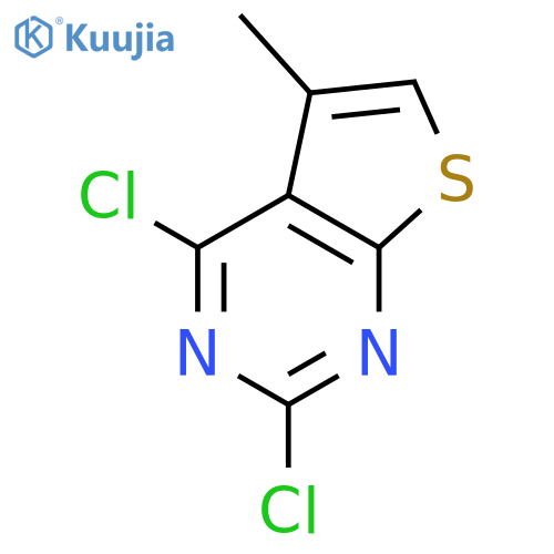2,4-Dichloro-5-methylthieno[2,3-d]pyrimidine structure