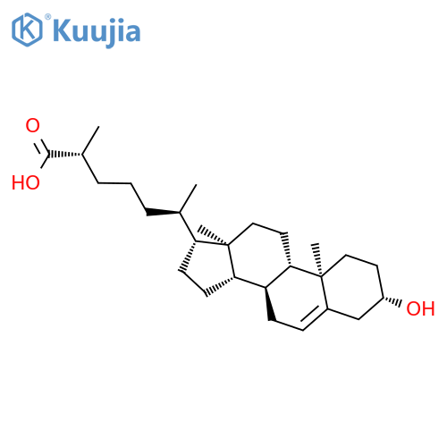 (3Beta,25R)-Hydroxy-5-cholestenoic Acid structure