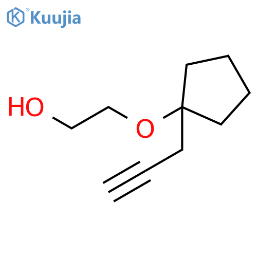 ETHANOL, 2-[[1-(2-PROPYNYL)CYCLOPENTYL]OXY]- structure