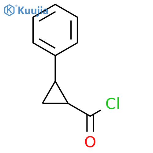 2-Phenylcyclopropanecarbonyl chloride structure