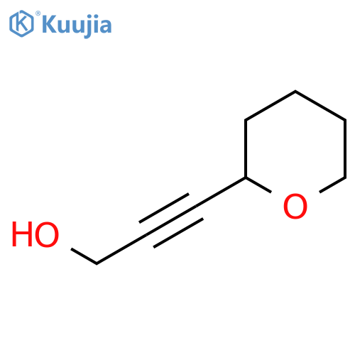 2-Propyn-1-ol, 3-(tetrahydro-2H-pyran-2-yl)- (9CI) structure