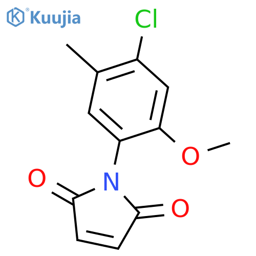 1-(4-Chloro-2-methoxy-5-methylphenyl)-2,5-dihydro-1H-pyrrole-2,5-dione structure