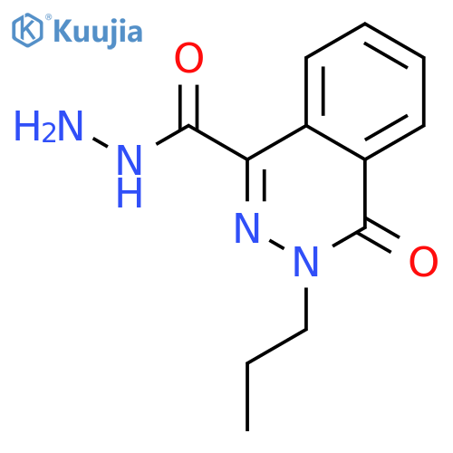 4-oxo-3-propyl-3,4-dihydrophthalazine-1-carbohydrazide structure